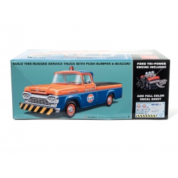 Model Plastikowy - Samochód 1:25 1960 Ford F-100 Pickup with Trailer Car - AMT1407